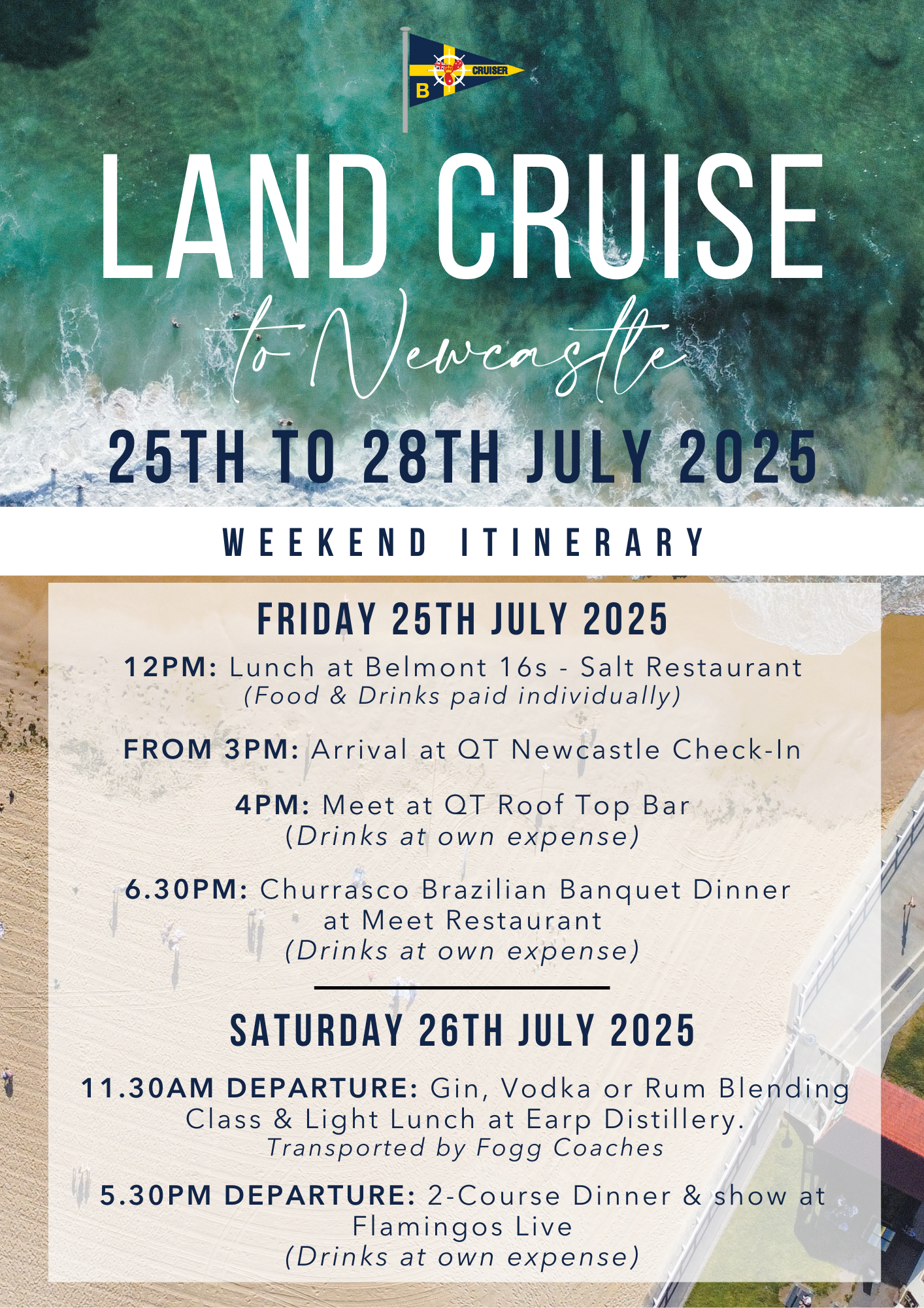 LAND CRUISE TO NEWCASTLE