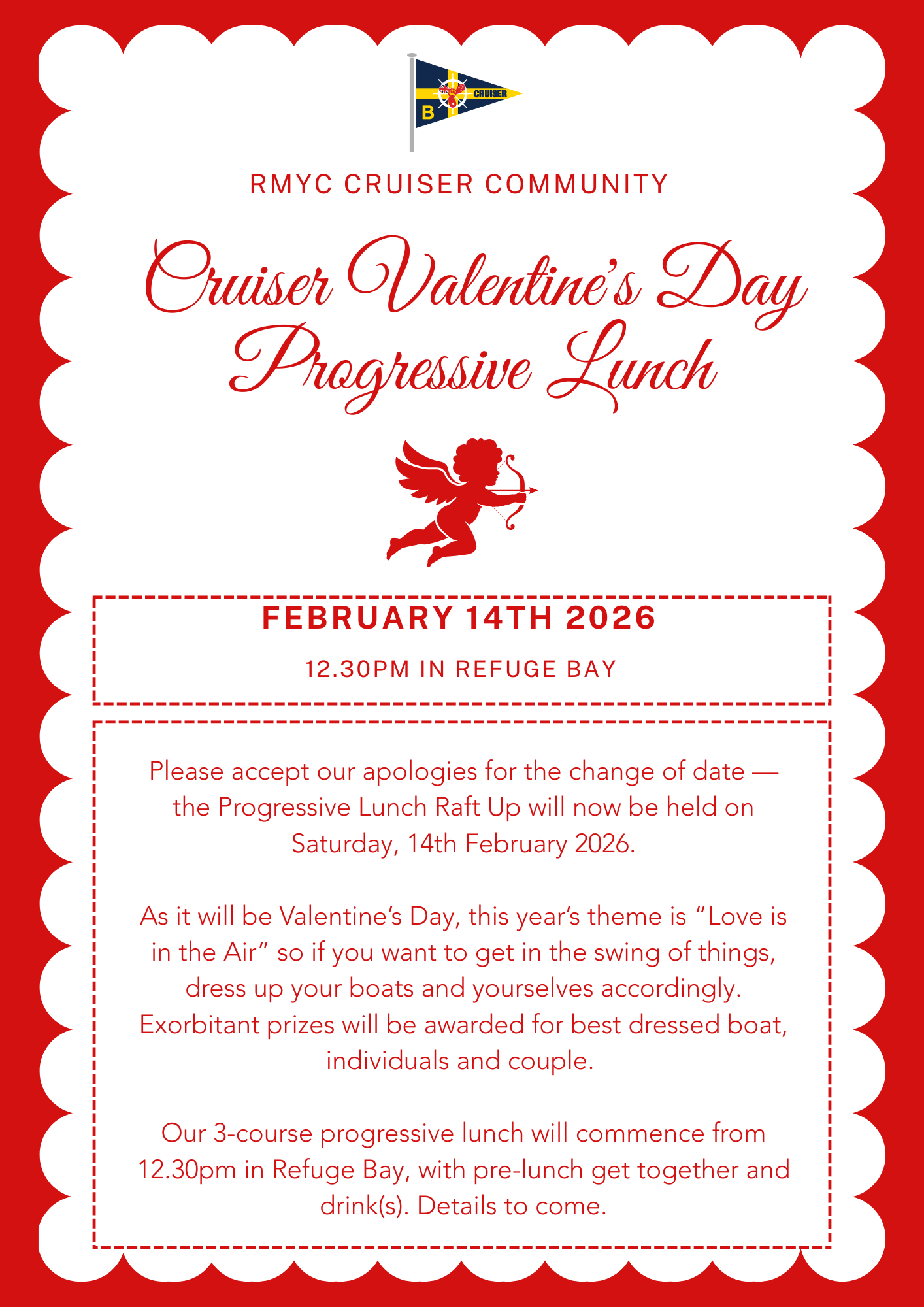 Cruiser Community Valentine's Day Progression Lunch
