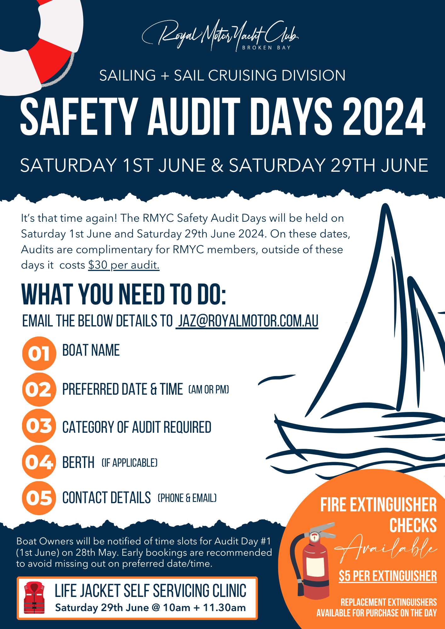 Safety Audit Dates 2024