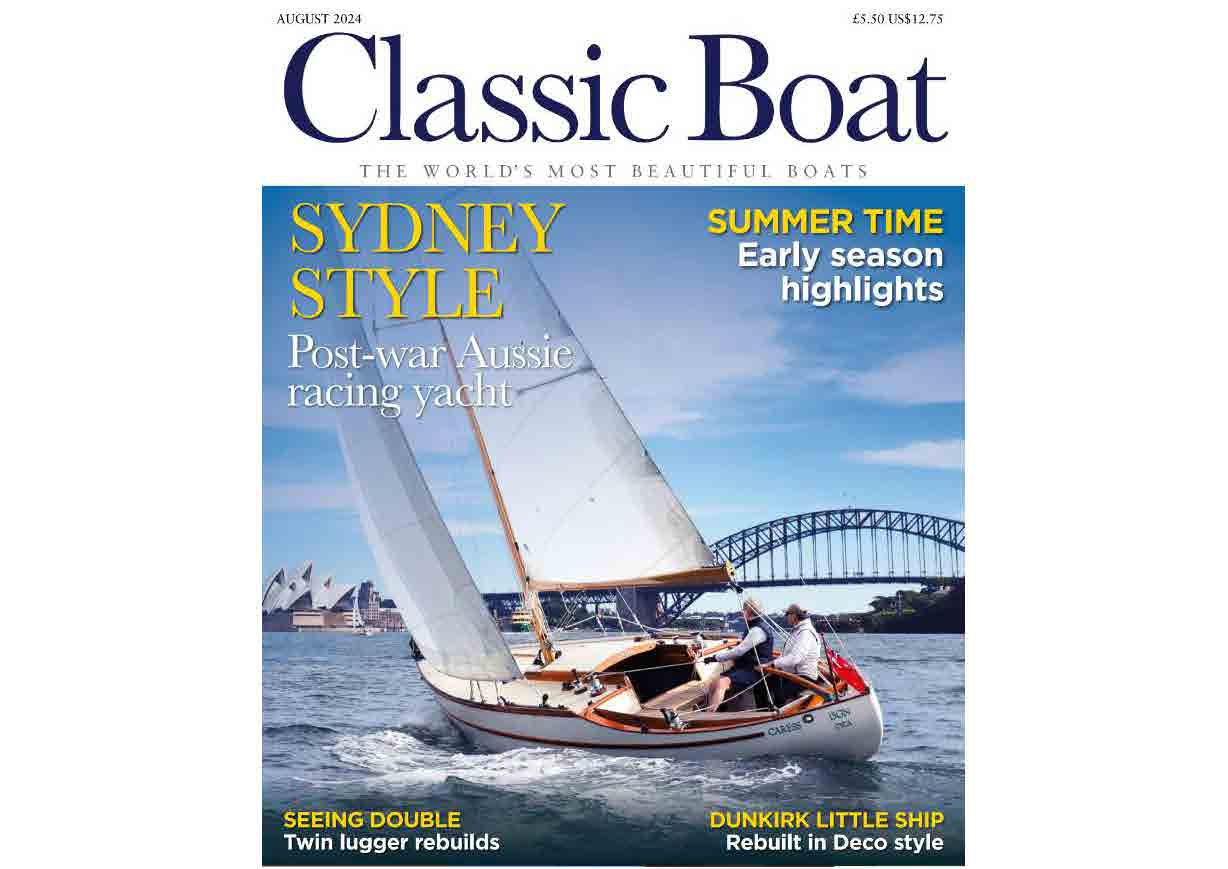 Caress features in Classic Boat