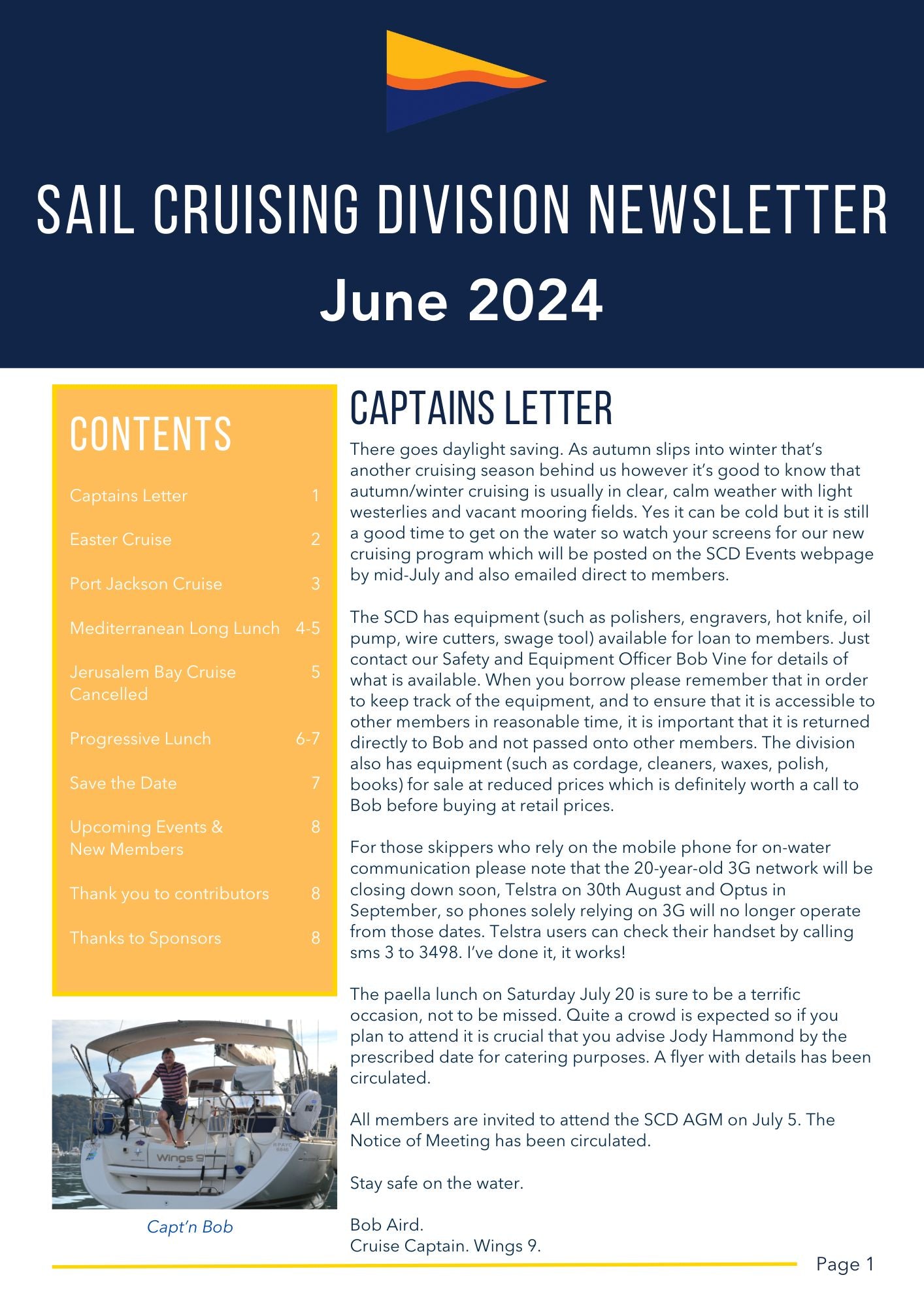 Sail Cruising Newsletter - June 2024