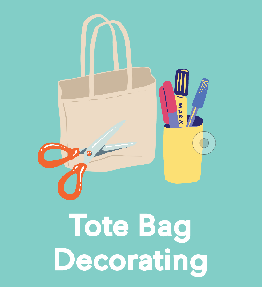 Artsy, Crafty, Tote Bag Decorating